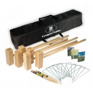 Londero Croquet Set 6 kroketa komplekts ar melnu poliestera somu (10266B)