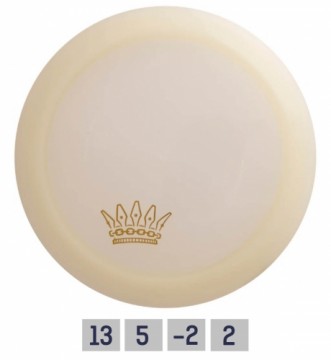 Discgolf DISCMANIA Distance Driver Glow Premium Majesty (Mini), White13/5/-2/2