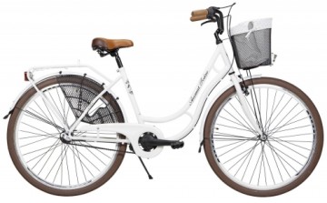 Velosipēds AZIMUT Holland Retro 28" 3-speed 2023 white matt