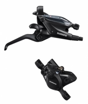 Aizmugurējās disku bremzes Shimano ST-EF505(R)/BR-MT200 9-speed