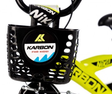 Velosipēds Karbon Niki 14 lime-black