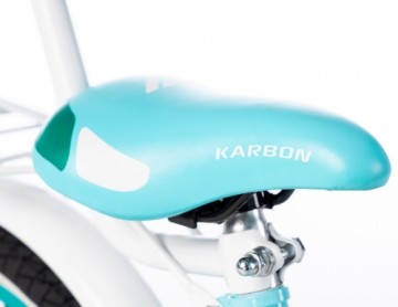 Velosipēds Karbon Kitty 16 turquoise-white