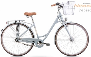 Velosipēds Romet Pop Art Lux 28" Alu 2022 grey-20" / L