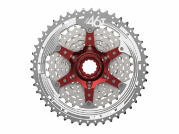 Aizmugurējie zobratu bloks SunRace CSMX3 10-speed metallic-11-46T