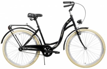 Velosipēds AZIMUT City Lux 26" 2023 black-cream