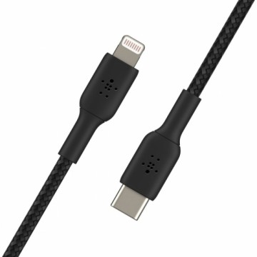 Кабель USB-C—Lightning Belkin CAA004BT2MBK 2 m Чёрный