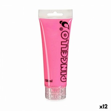 Pincello Акриловая краска Neon Розовый 120 ml (12 штук)