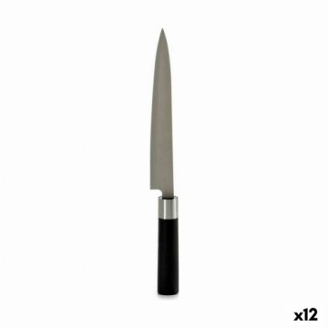 Kinvara Кухонный нож 3,5 x 33,5 x 2,2 cm Серебристый Чёрный Нержавеющая сталь Пластик (12 штук)