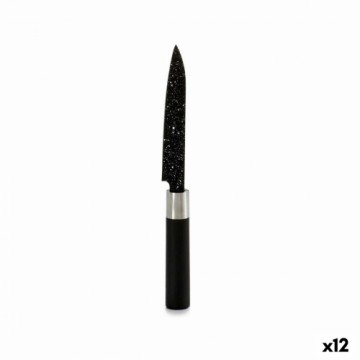 Kinvara Кухонный нож Мрамор 2,5 x 24 x 2,5 cm Чёрный Нержавеющая сталь Пластик (12 штук)