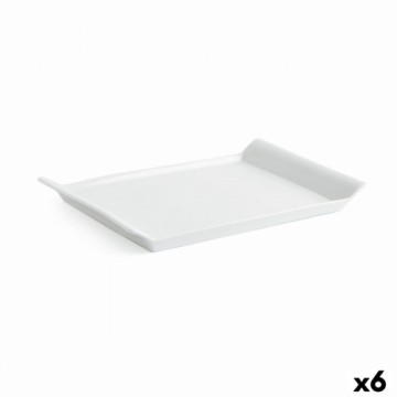 Uzkodu paplāte Quid Gastro Fresh 26 x 18 cm Keramika Balts (6 gb.)