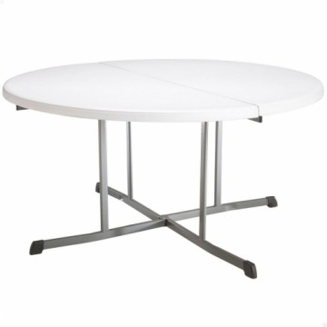 Вспомогательный стол Lifetime Белый 152 x 75,5 x 152 cm Сталь Пластик