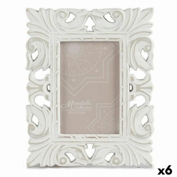 Gift Decor Фото рамка 18,5 x 23 x 1,3 cm Белый Деревянный MDF (6 штук)