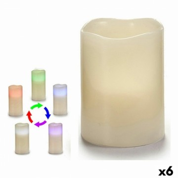 Gift Decor Svece LED Balts 7,5 x 10 x 7,5 cm (6 gb.)