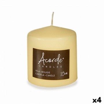 Candle Cream 9 x 10 x 9 cm (4 Units)