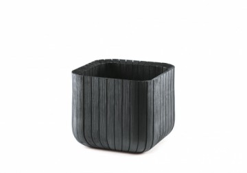 Keter Горшок для цветов Cube Planter M серый