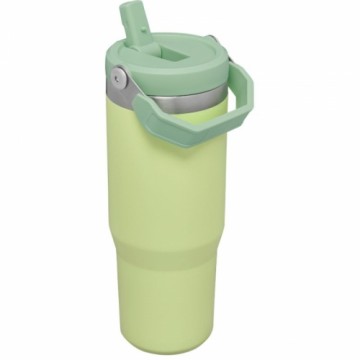 Stanley Termopudele ar salmiņu The IceFlow Flip Straw Tumbler 0,89L gaiši zaļa