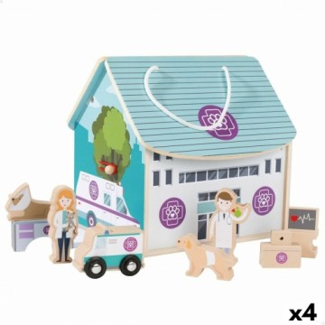 Playset Woomax Veterinārs 19 x 18 x 19 cm 9 Daudzums 4 gb.