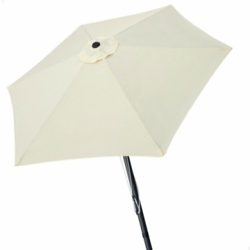 Пляжный зонт Aktive 300 x 248,5 x 300 cm Tērauds Alumīnijs Krēmkrāsa Ø 300 cm
