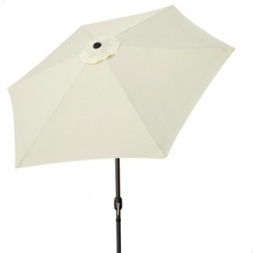 Пляжный зонт Aktive 300 x 247 x 300 cm Tērauds Alumīnijs Krēmkrāsa Ø 300 cm