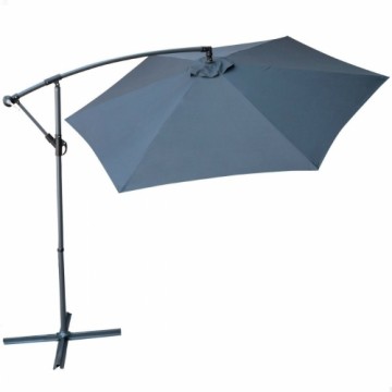 Пляжный зонт Aktive Pelēks 300 x 247 x 300 cm Alumīnijs Ø 300 cm