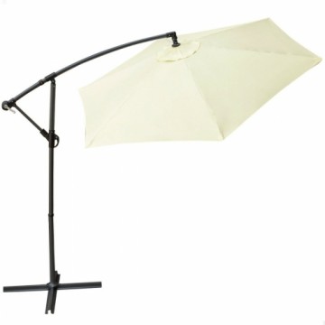 Пляжный зонт Aktive BANANA 300 x 255 x 300 cm Алюминий Кремовый Ø 300 cm