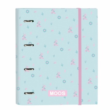 Ring binder Moos Garden 27 x 32 x 3.5 cm Turquoise