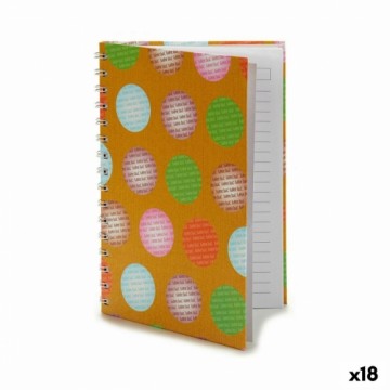 Pincello Записная книга на пружине A5 Записная книга на пружине круги 1,4 x 21 x 15,5 cm (18 штук)