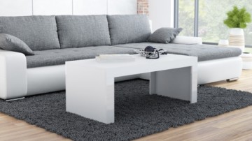 Halmar coffe table TESS white/white