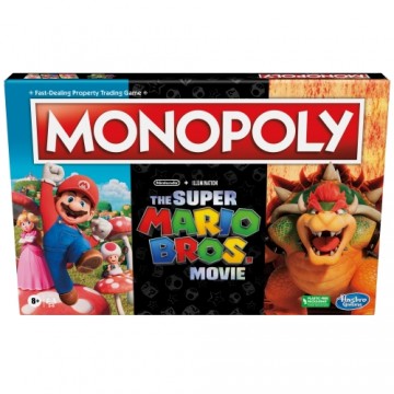 MONOPOLY Galda spēle "Super Mario Movie" (angļu val.)