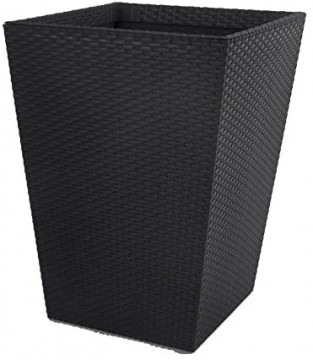 Keter Горшок для цветов Rattan Planter M 55,4L серый