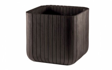 Keter Puķu pods Cube Planter S brūns