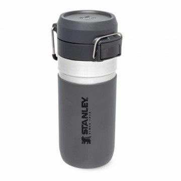 Stanley Termopudele The Quick Flip Water Bottle Go 0,47L tumši pelēka