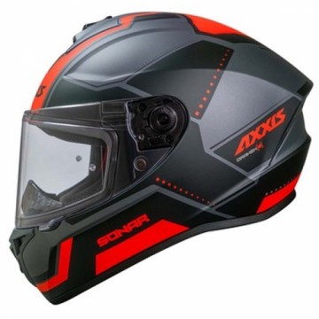 Axxis Helmets, S.a. DrakenSONAR (L) B5 BlackRedMat ķivere