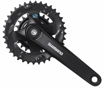 Priekšējie zobratu blok Shimano ALTUS FC-M315-2 175MM 7/8-speed black-35X22T