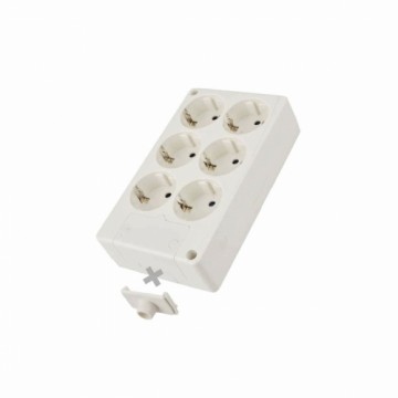 6-socket plugboard without power switch Solera 8106 3500 W 250 V 16 A