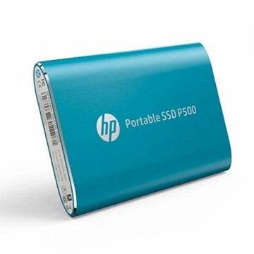 Ārējais cietais disks HP P500 Zils 1 TB SSD