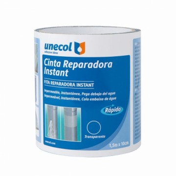 Jumta remonta lente Unecol Instant A7711 Caurspīdīgs 10 cm x 1,5 m