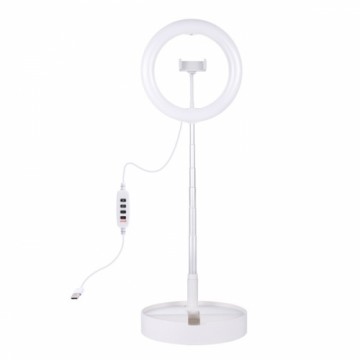 Puluz LED Ring Lamp 26cm with Folding Desktop Holder up to 138cm, USB