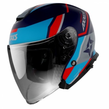 Axxis Helmets, S.a. Mirage SV Damasko (M) C7 BlackBlueMat ķivere