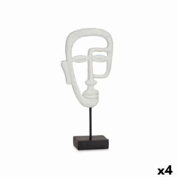 Gift Decor Декоративная фигура Лицо Белый 19,5 x 38 x 10,5 cm (4 штук)