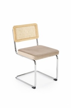 Halmar K504 chair, beige / natural