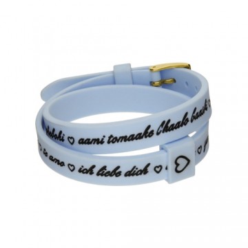 Женские браслеты il mezzometro I LOVE YOU GOLD - BRACCIALE IN SILICONE/SILICONE BRACELET