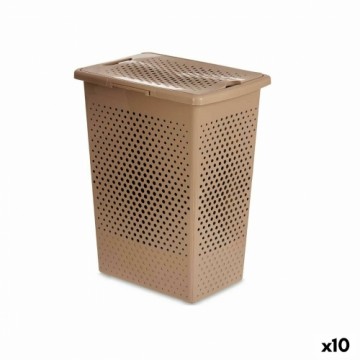 Kipit Veļas Grozs Bēšs Plastmasa 38 L 27 x 49,5 x 38,5 cm (10 gb.)