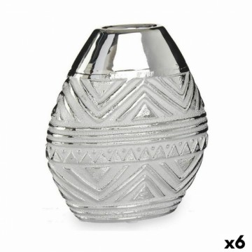 Gift Decor Кувшин Ширина Серебристый Керамика 8 x 19,5 x 17,5 cm (6 штук)