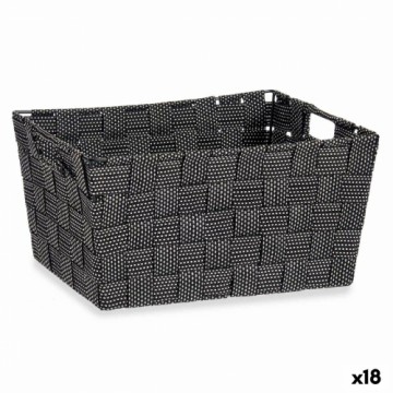 Kipit Универсальная корзина Чёрный Ткань 20 x 14 x 30 cm (18 штук)