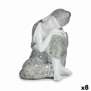 Decorative Figure Buddha Sitting 10,5 x 15 x 12 cm (8 Units)