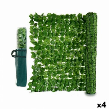 Ibergarden Ограждение сада Листья 1 x 3 m Светло-зеленый Пластик (4 штук)