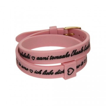 Sieviešu Aproce il mezzometro I LOVE YOU GOLD - BRACCIALE IN SILICONE/SILICONE BRACELET