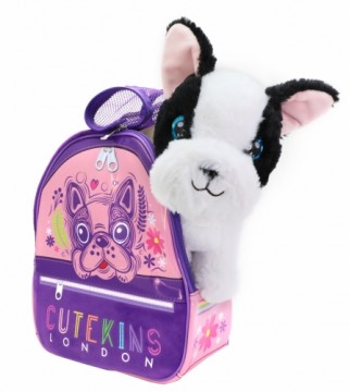 CUTEKINS plush dog with carry case Poochi Poo, 35046