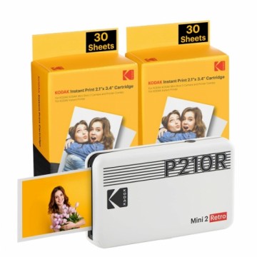 Foto Printeris Kodak MINI 2 RETRO P210RW60 Balts